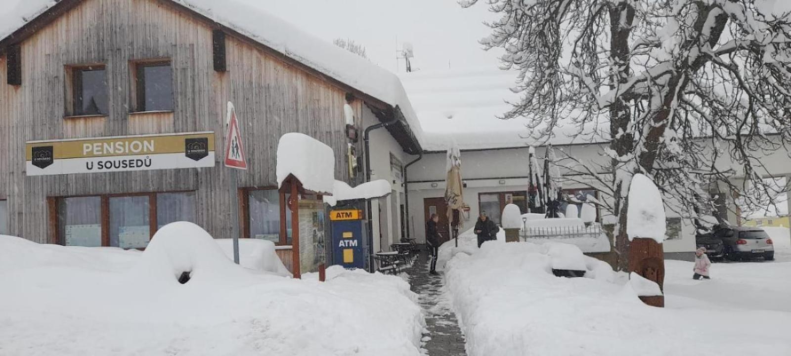 Penzion A Restaurace U Sousedu Strazny Kültér fotó