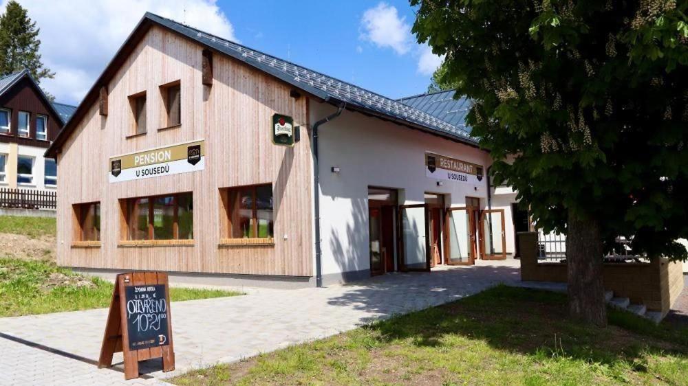 Penzion A Restaurace U Sousedu Strazny Kültér fotó