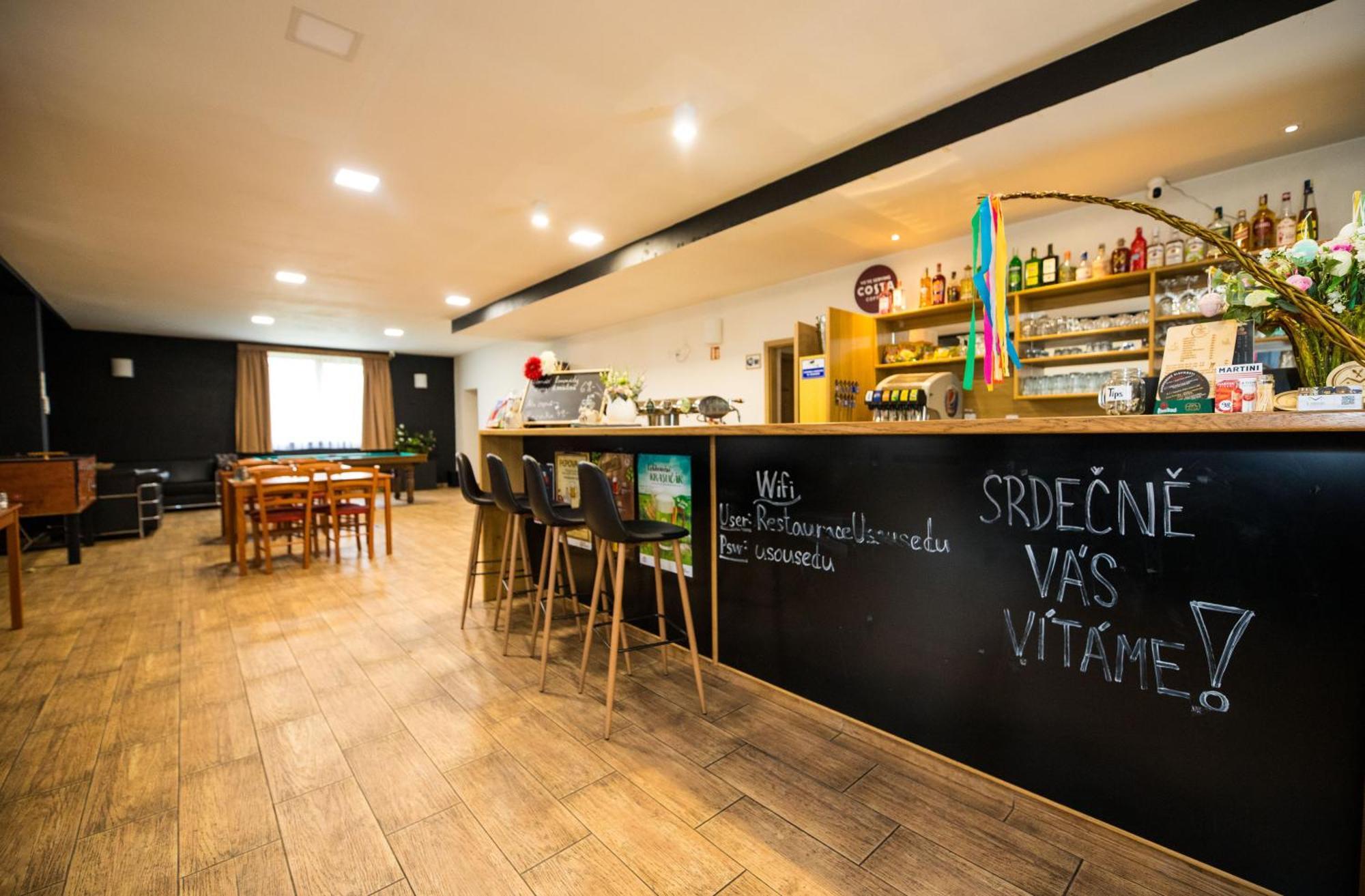 Penzion A Restaurace U Sousedu Strazny Kültér fotó
